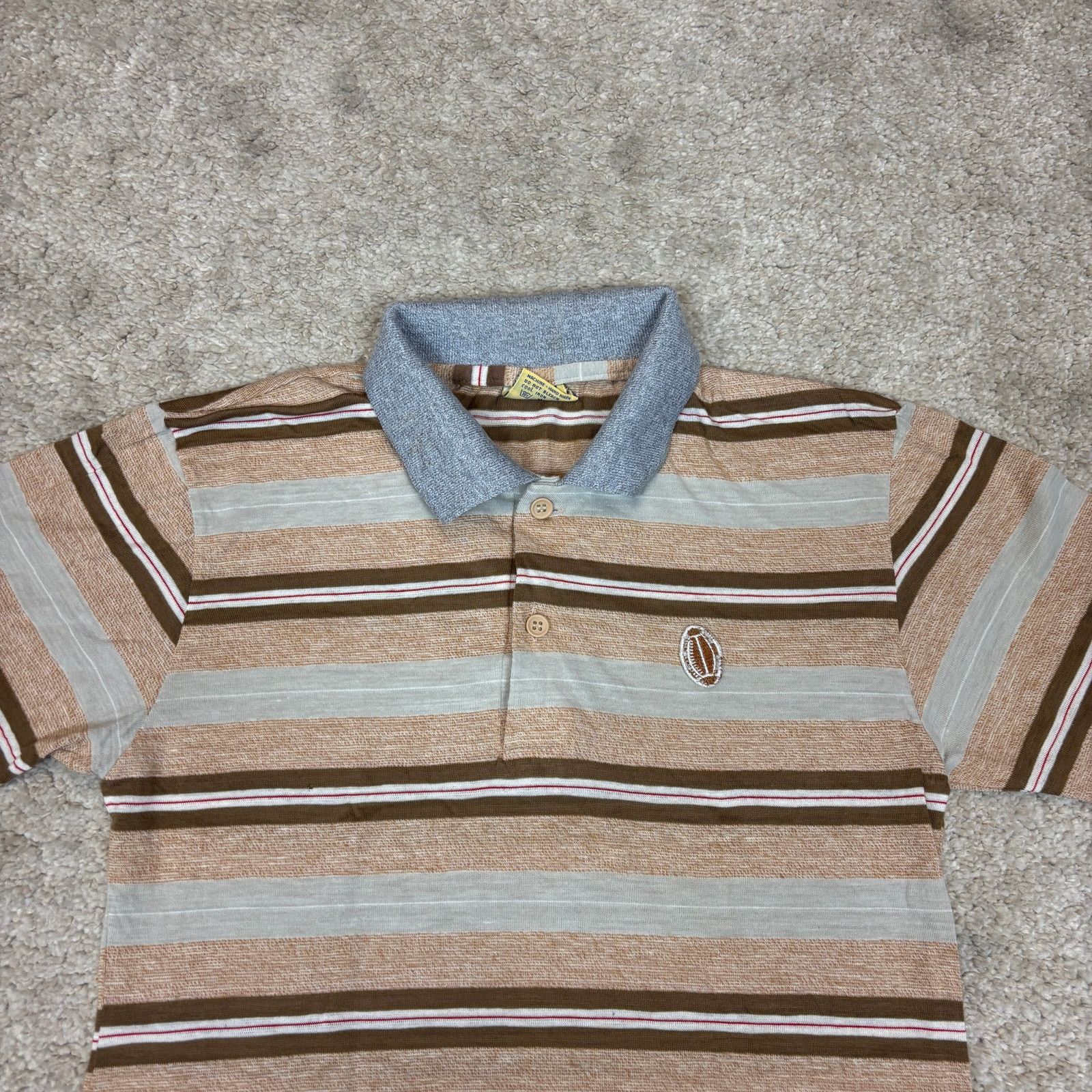 Vintage Vintage 60s 70s Brittish Sport Rugby Polo Shirt Men's Large Size US L / EU 52-54 / 3 - 2 Thumbnail