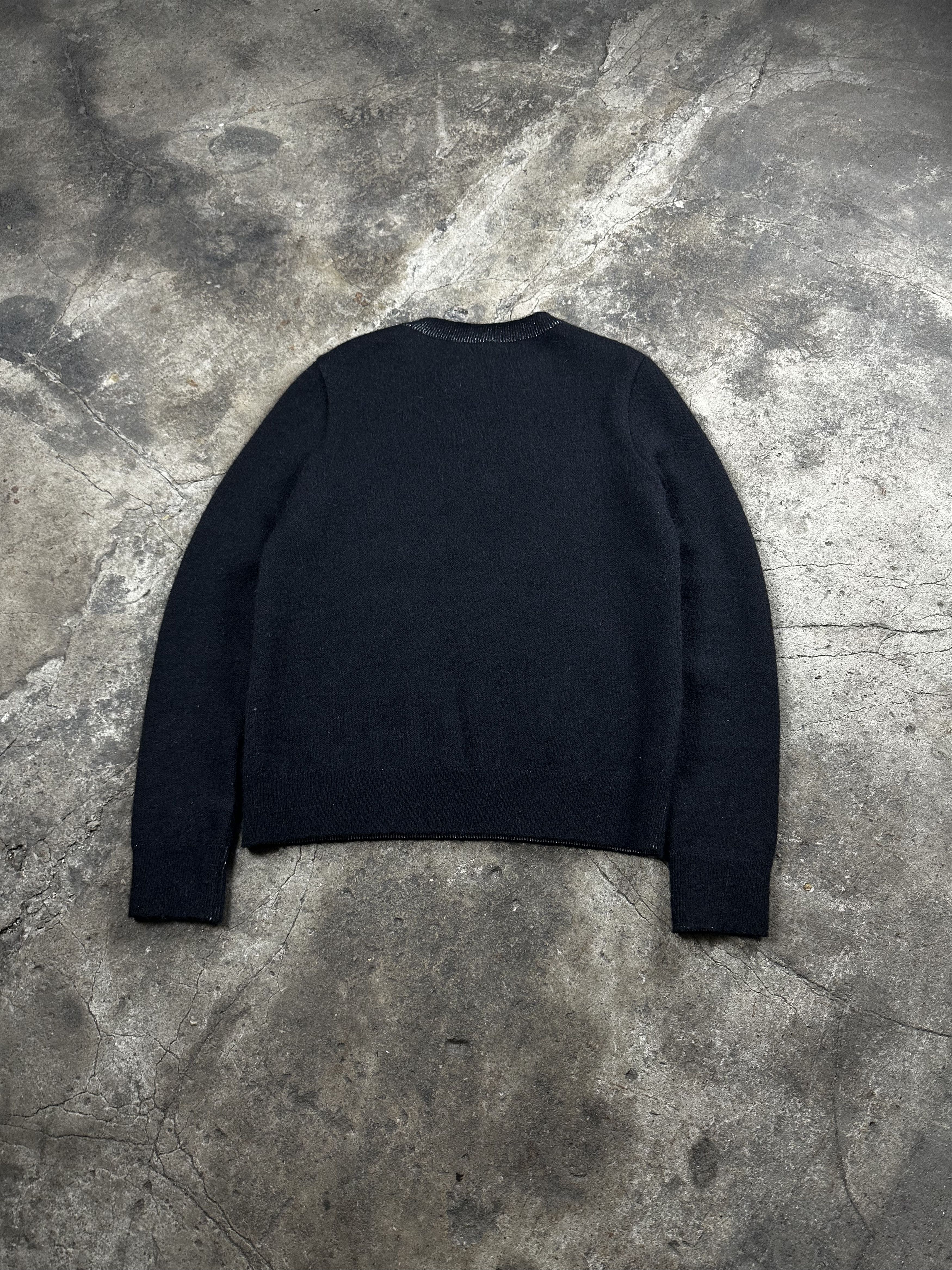 Saint Laurent Paris FW17 Saint Laurent Paris Handsome Mohair Wool Face Sweater Size US S / EU 44-46 / 1 - 3 Thumbnail
