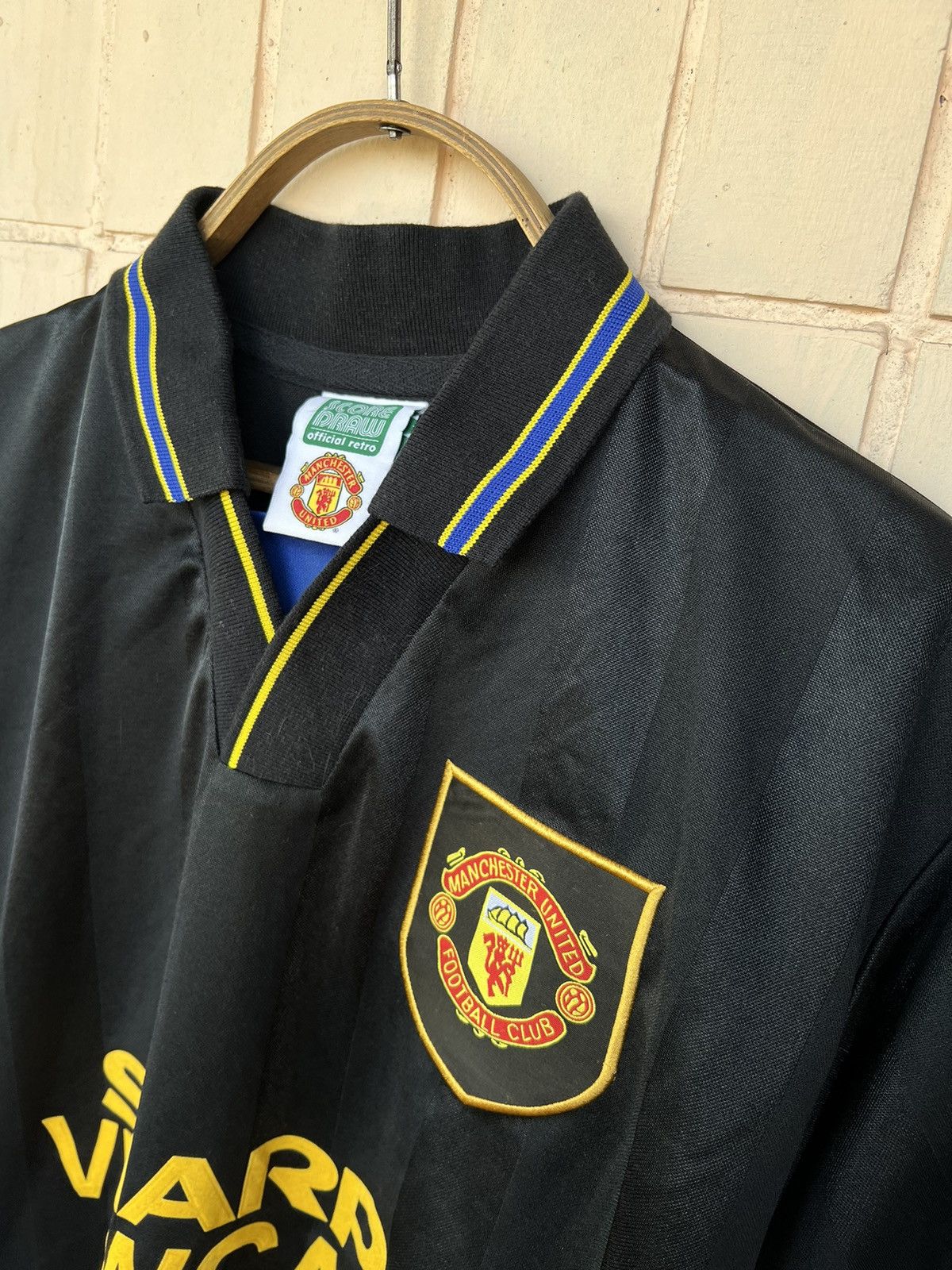 Vintage Vintage Manchester United Retro Soccer Jersey Score Draw #7 Size US S / EU 44-46 / 1 - 10 Thumbnail