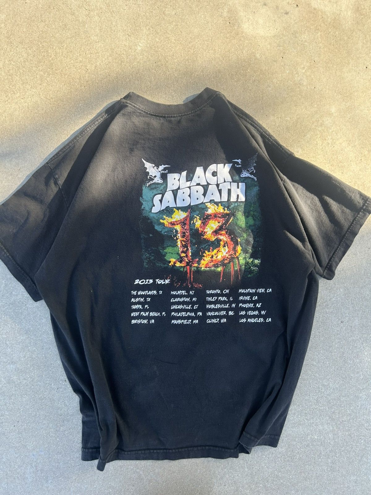 Black Sabbath Vintage XL 2013 Black Sabbath Tour shirt Size US XL / EU 56 / 4 - 3 Thumbnail