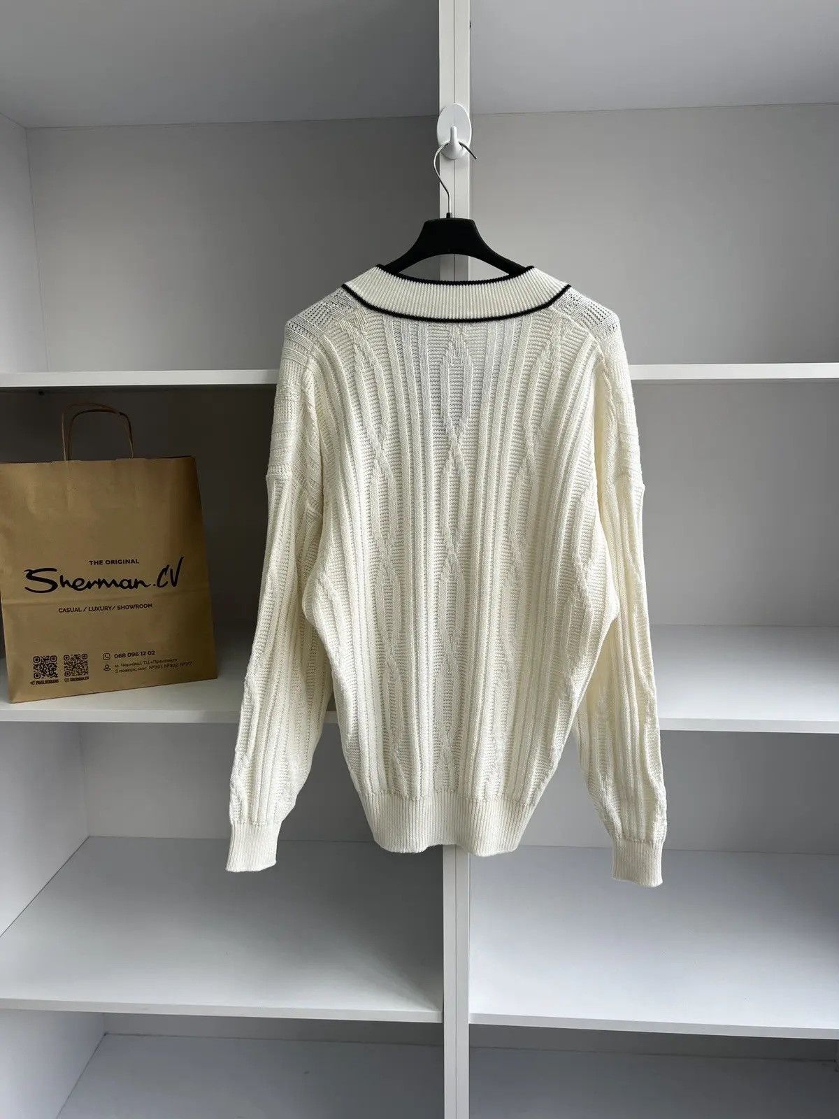 Adidas × Vintage Vintage Adidas Knitted Wool 90s Sweater Size US L / EU 52-54 / 3 - 10 Thumbnail