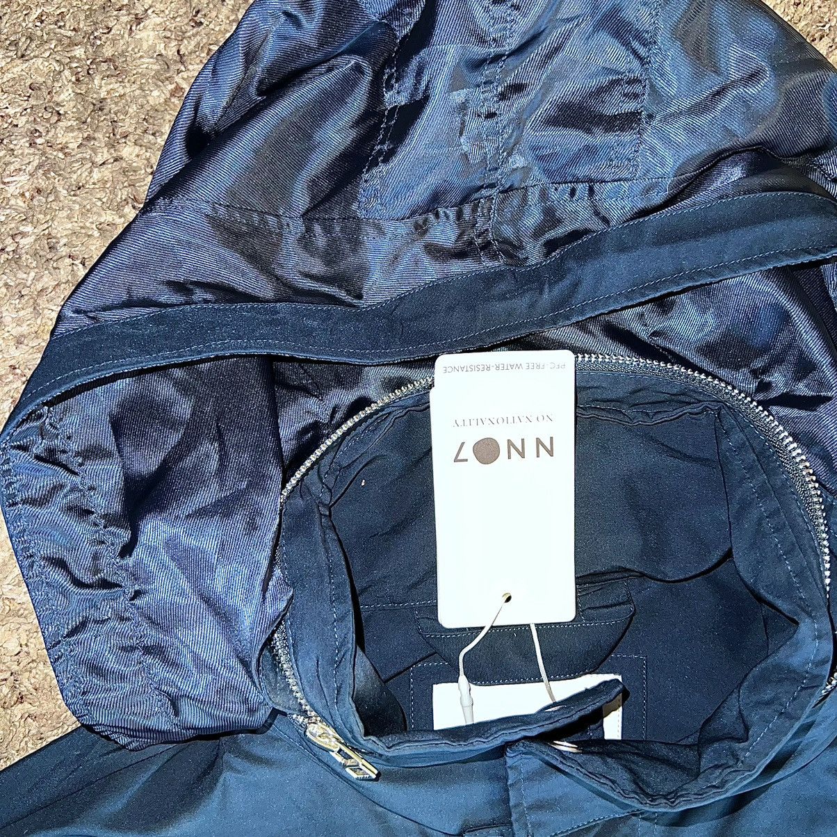 NN07 NN07 blue raincoat jacket no nationality pfc waterproof Size US L / EU 52-54 / 3 - 2 Thumbnail