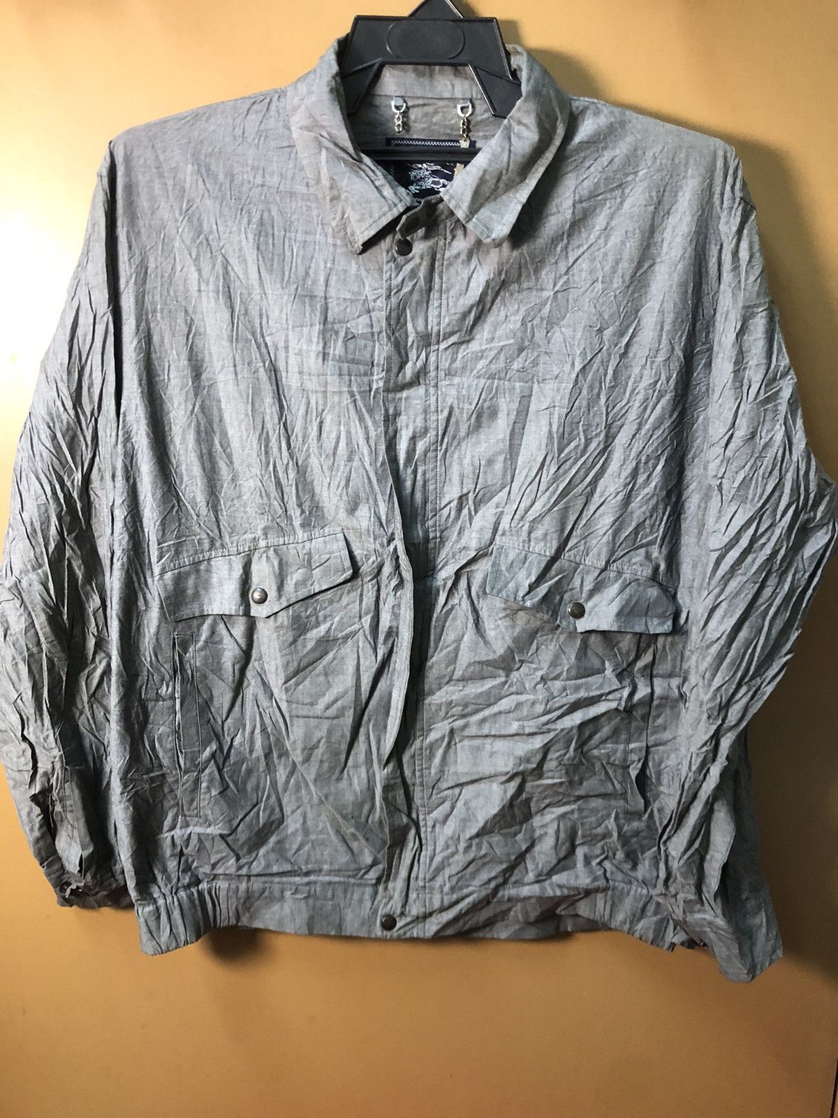 Burberry × Vintage Burberrys grey jacket Size US L / EU 52-54 / 3 - 1 Thumbnail