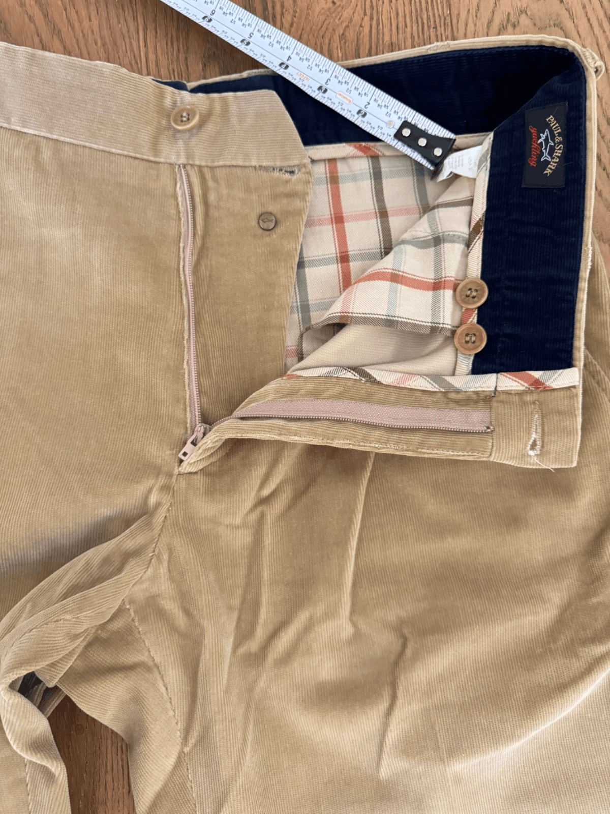 Paul & Shark Paul & Shark 31x32 Mens Corduroy Trousers Beige Pants Khaki Size US 31 - 5 Thumbnail