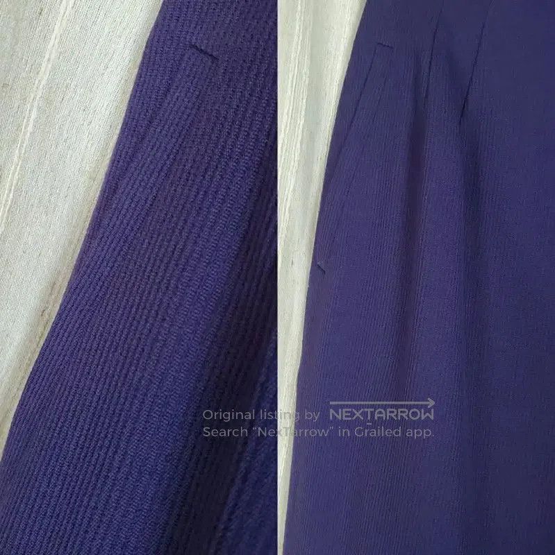 Dior Dior Purple Wool Mini Skirt for Women . Size 33" - 5 Thumbnail