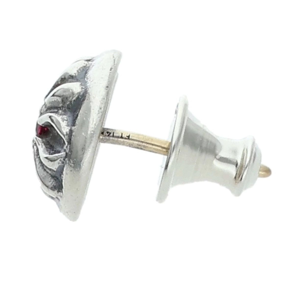 Chrome Hearts CHROME HEARTS Ruby Cross Ball Stud earring Size ONE SIZE - 3 Thumbnail