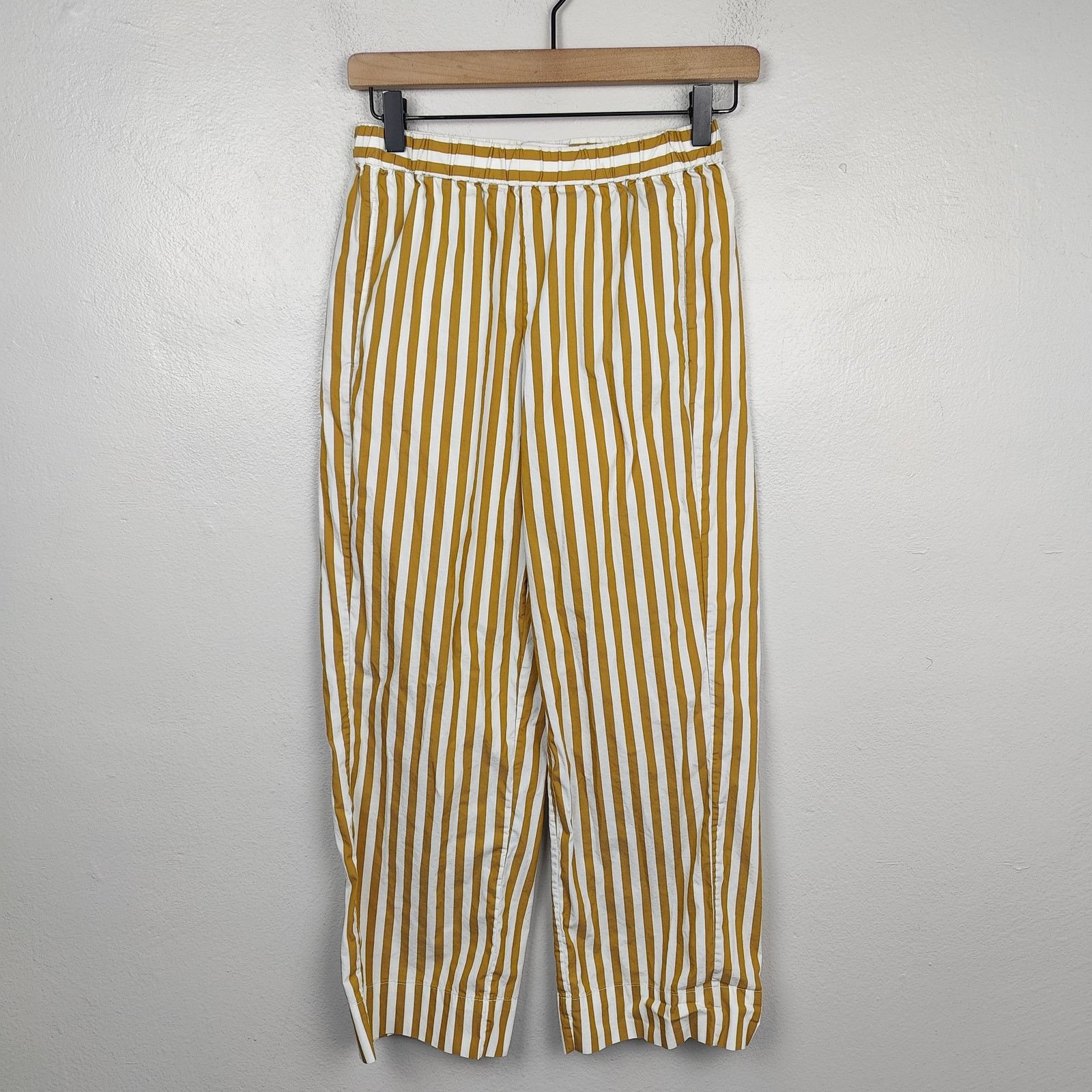 Other Ayr The Beach Club Pants Womens XS Striped Cotton Poplin Size 26" / US 2 / IT 38 - 1 Thumbnail
