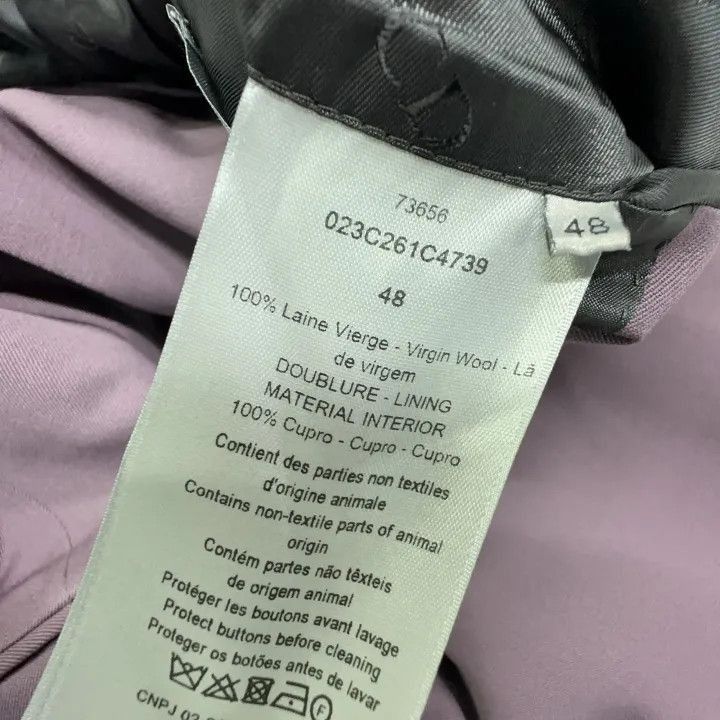 Dior Dior Dior Men's Purple Double-Breasted Suit Jacket 0079-25 Size US M / EU 48-50 / 2 - 5 Thumbnail