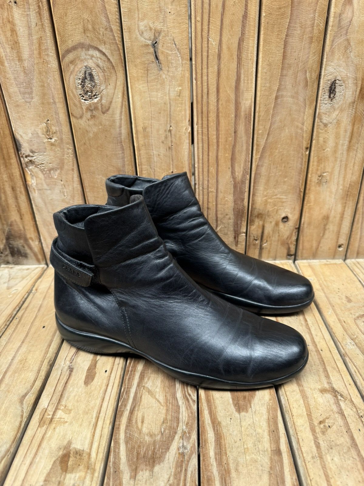 Prada PRADA Sports Black Black Women’s Boots USA 8.5 UK 5.5 Size US 8.5 / IT 38.5 - 4 Thumbnail