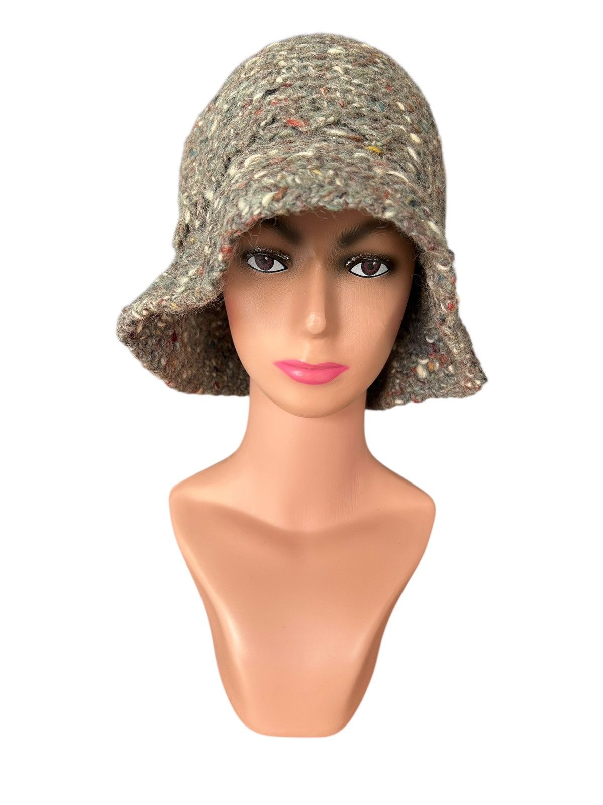 Kapital Crochet Knitted Handmade Bucket Hats wool Size ONE SIZE - 3 Thumbnail