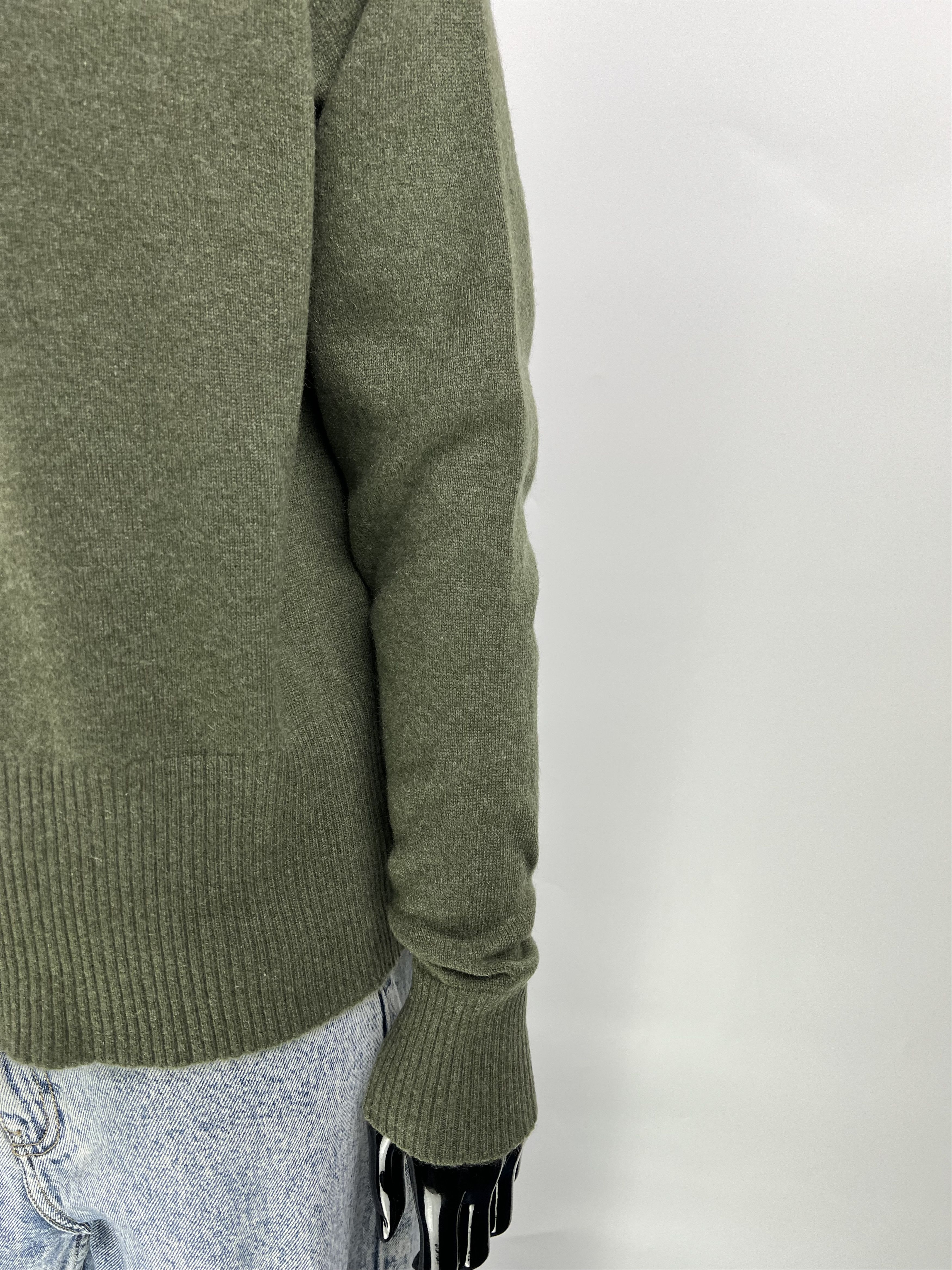 Designer Denner London 100% Cashmere Turtleneck Sweater Size M/L Size M / US 6-8 / IT 42-44 - 7 Thumbnail