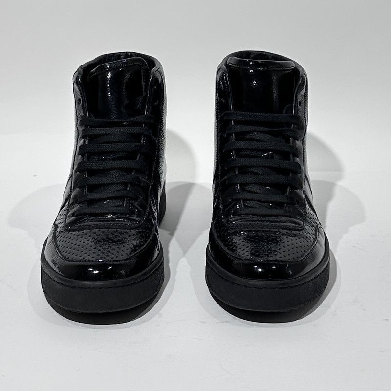 Gucci Gucci Stylish High-Top Sneakers in Black - Size US 5.5 / EU 38 - 2 Thumbnail