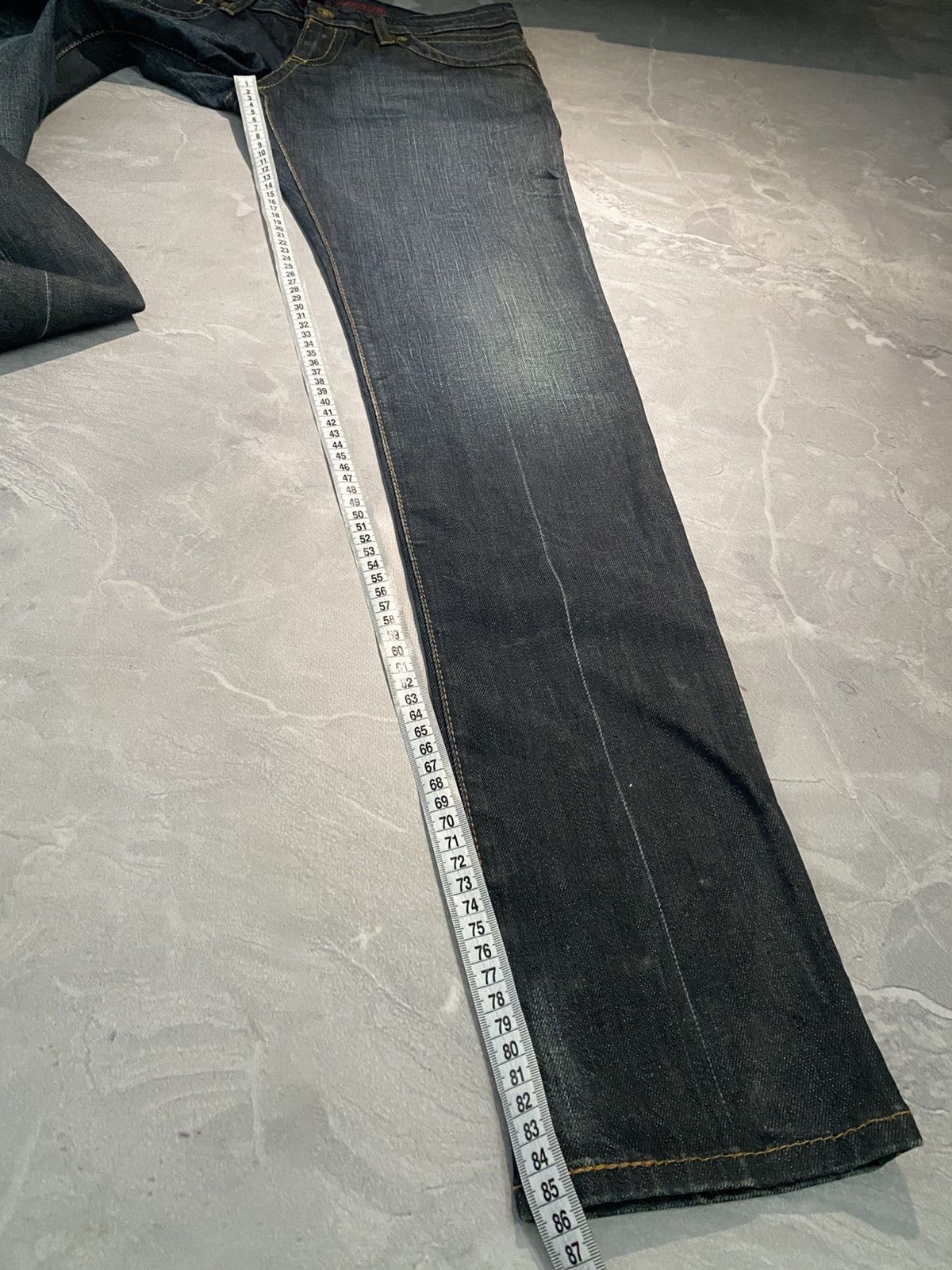 Rare Archive Washed Faded Slim Darkwear / Number Nine Style