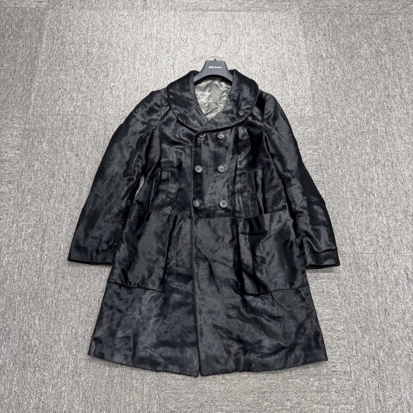 Giorgio Armani Giorgio Armani Black Leather Coat Size US L / EU 52-54 / 3 - 1 Thumbnail