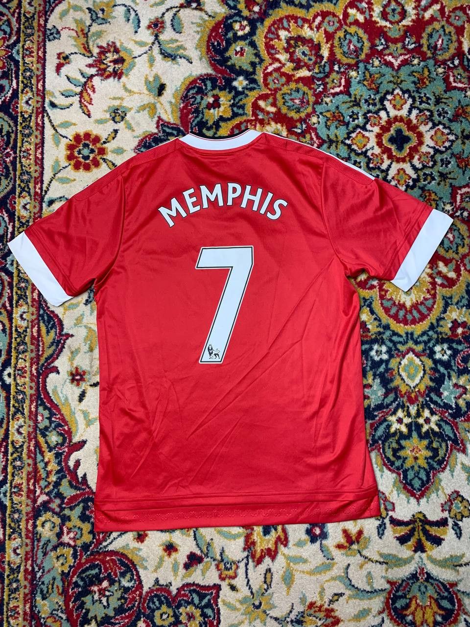 Adidas Adidas Manchester United Memphis Depay #7 Soccer Jersey Size US M / EU 48-50 / 2 - 2 Thumbnail