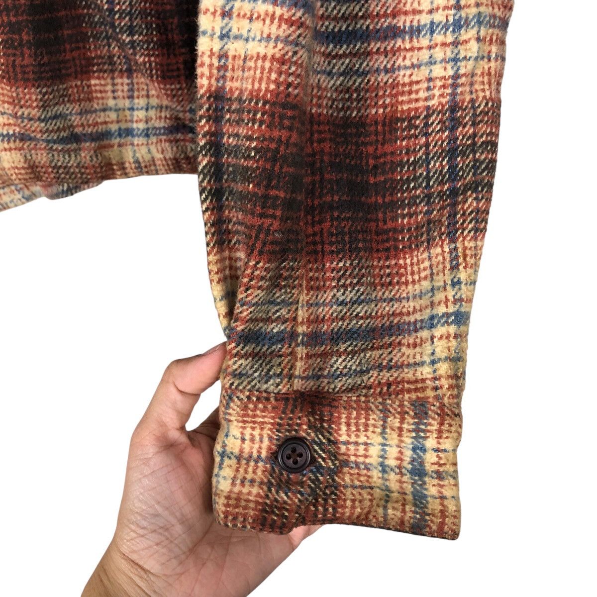 Japanese Brand 📌Hard Core Tough Wear Big John Zipper Worker Jacket Tartan Size US M / EU 48-50 / 2 - 16 Thumbnail