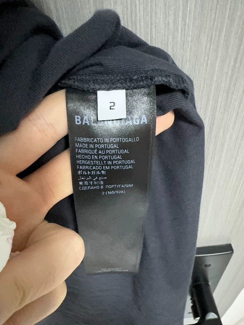 Balenciaga Balenciaga size 2 Flame Disaster Black Short Sleeve Size US S / EU 44-46 / 1 - 4 Thumbnail