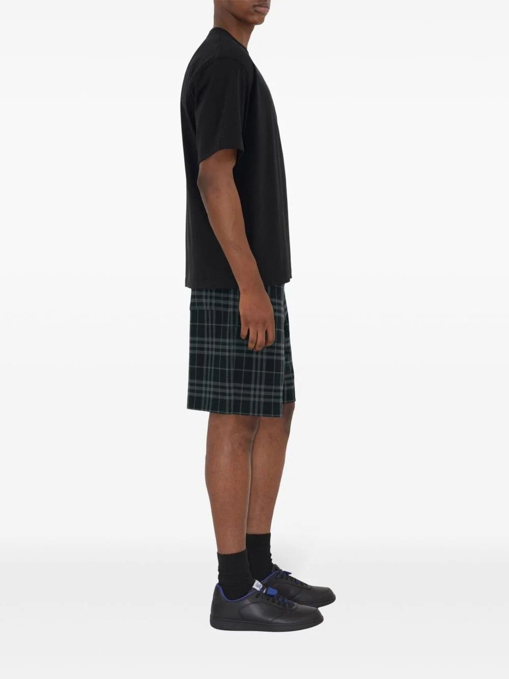 Burberry os11x0326 Check-Print Shorts in Multicolor Size US 34 / EU 50 - 3 Thumbnail