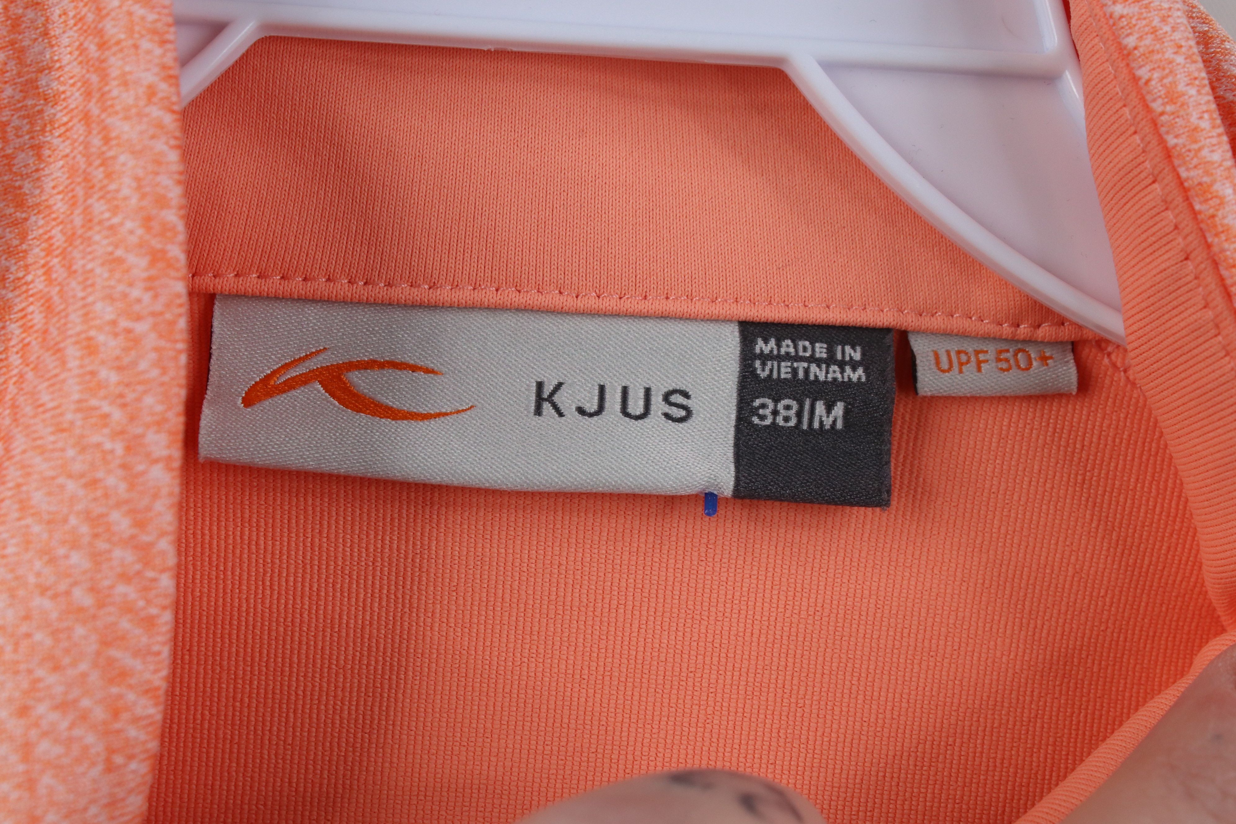 KJUS Kjus UPF 50 Knit Golf Golfing Full Zip Jacket Salmon Pink Size XS / US 0-2 / IT 36-38 - 8 Thumbnail