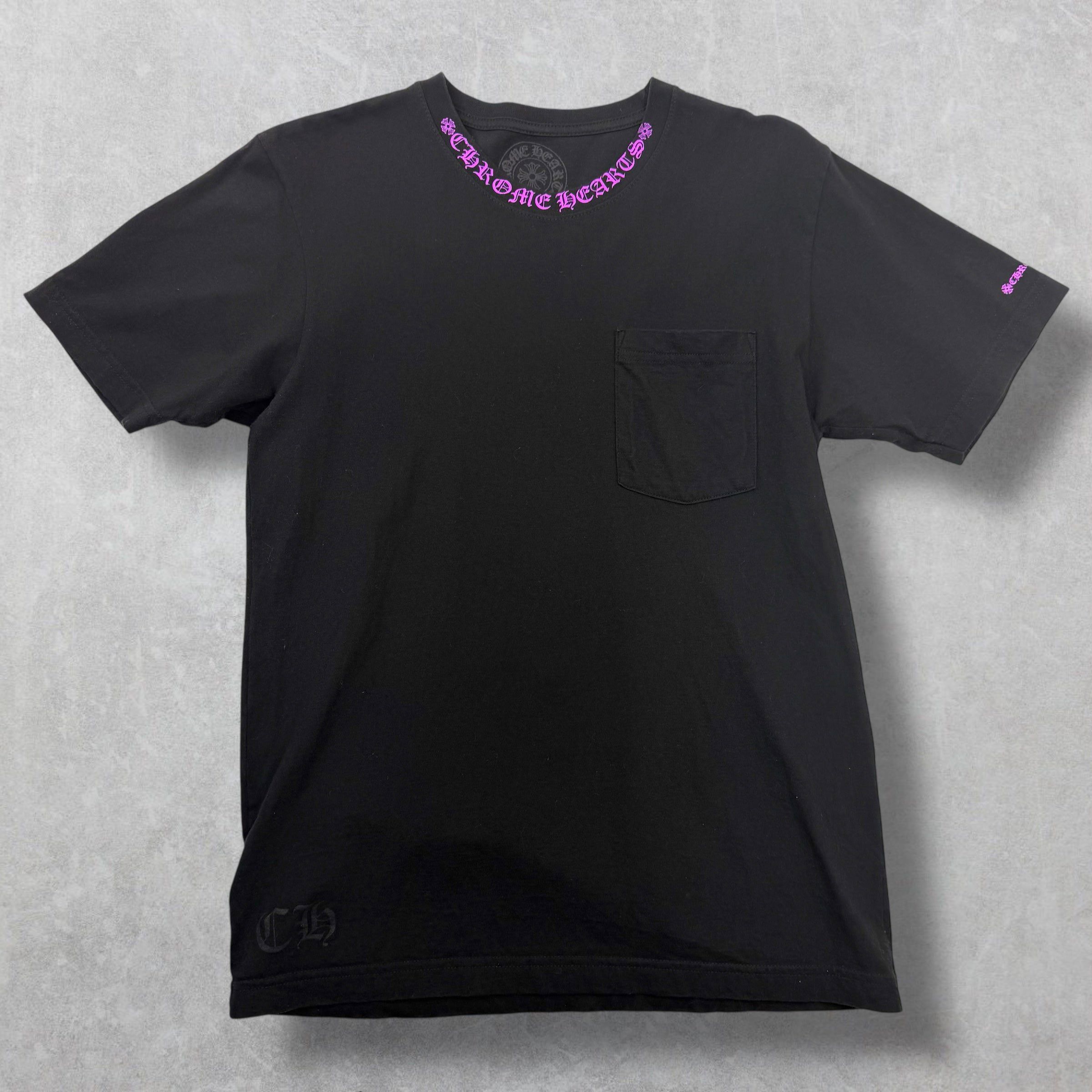 Chrome Hearts Chrome Hearts Purple Neck Logo Tee M Size US M / EU 48-50 / 2 - 1 Thumbnail