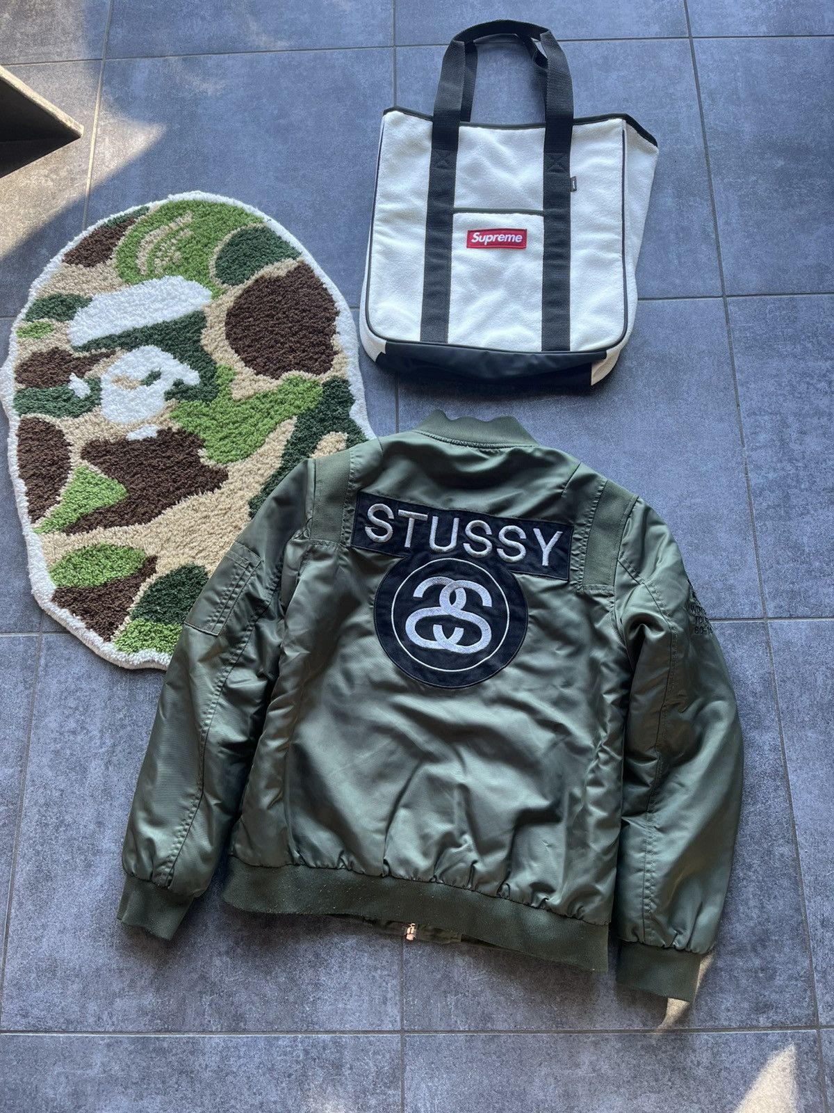 Stussy Zip Stussy Varsity Brown Size S Size US S / EU 44-46 / 1 - 1 Thumbnail
