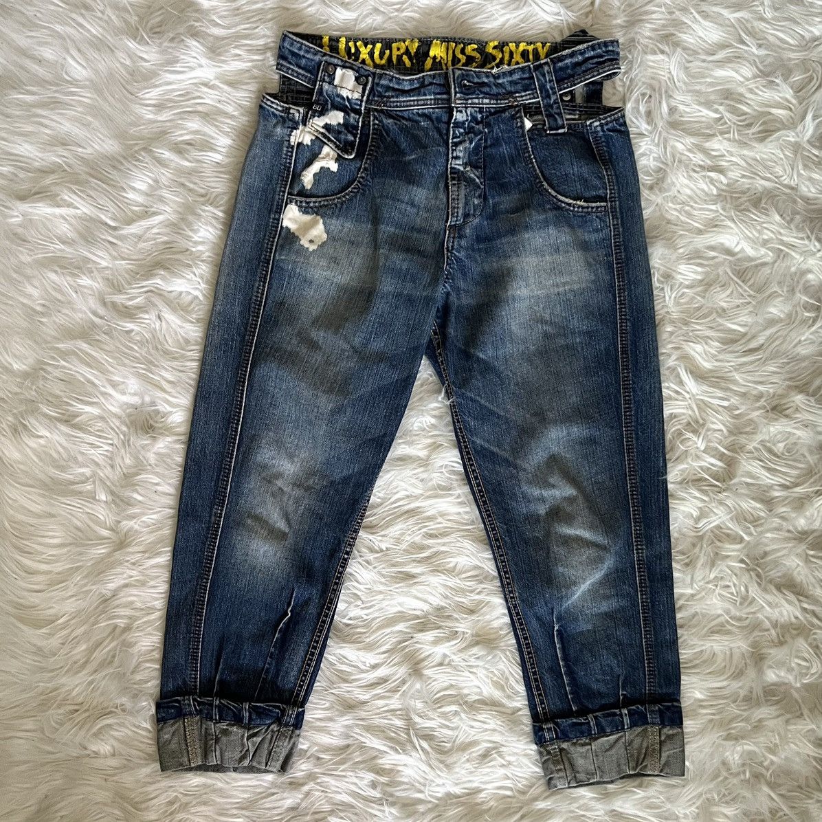 Miss Sixty Vintage Miss Sixty Crop Jeans Size 26" / US 2 / IT 38 - 3 Thumbnail