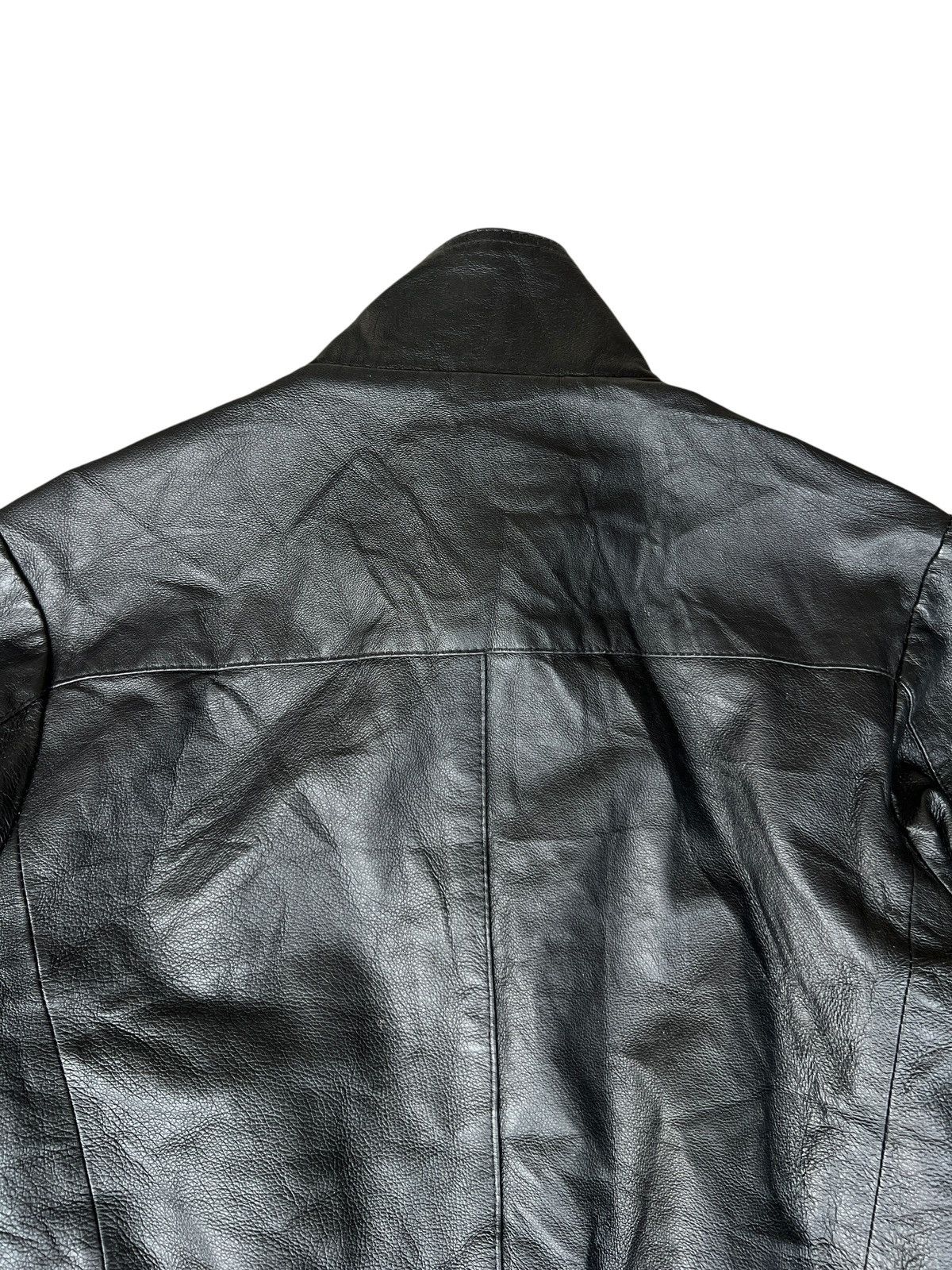 URBAN RESEARCH DOORS Urban Research Japan Black Zipper Leather Jacket Size US S / EU 44-46 / 1 - 7 Thumbnail