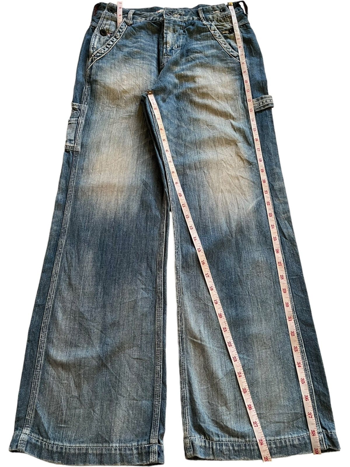Japanese Brand Vintage Japanese Cepo Buckle Back Baggy Carpenter Jeans Size US 29 - 16 Thumbnail