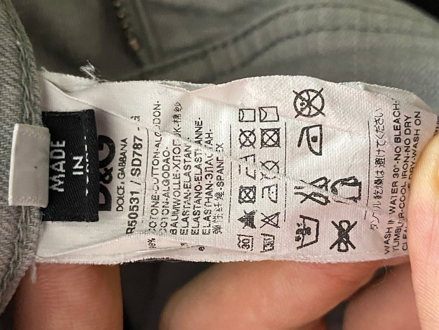 Dolce & Gabbana × Vintage Dolce & Gabbana Expert Fitting Service StrongMen's Jeans -35 Size US 35 - 12 Thumbnail