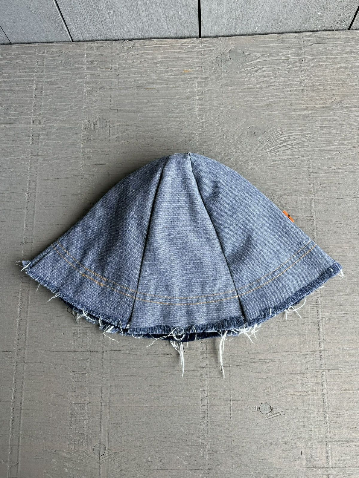 Levi's 1970s Levi's Crusher Hat Vintage Orange Tab Bucket Hat Size ONE SIZE - 10 Thumbnail