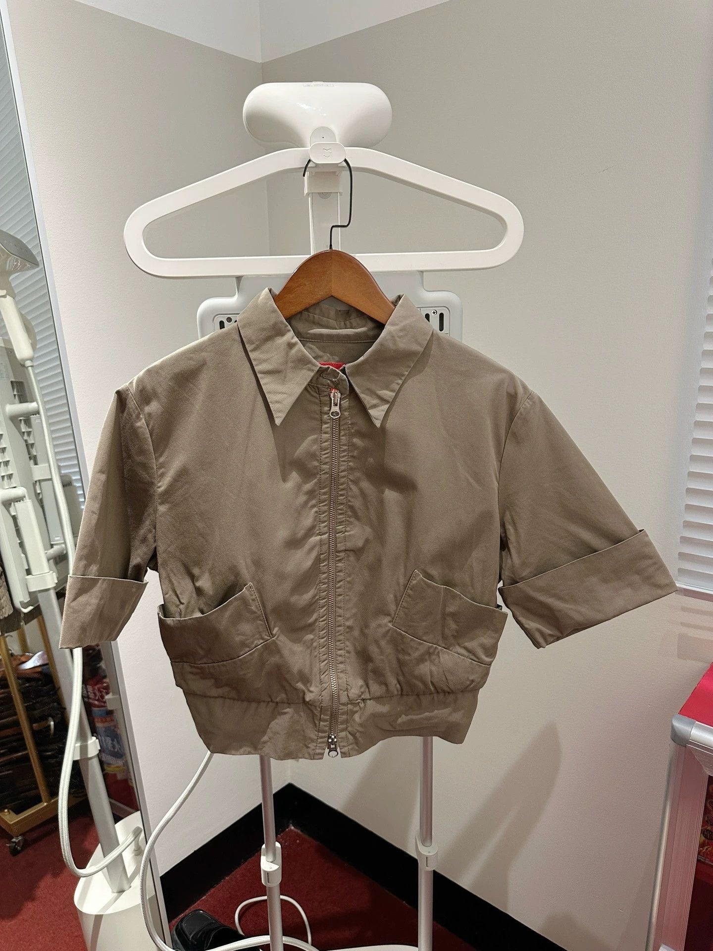 Vivienne Westwood Vivienne Westwood Khaki Oversized 3/4 Sleeve Jacket Size S / US 4 / IT 40 - 3 Thumbnail