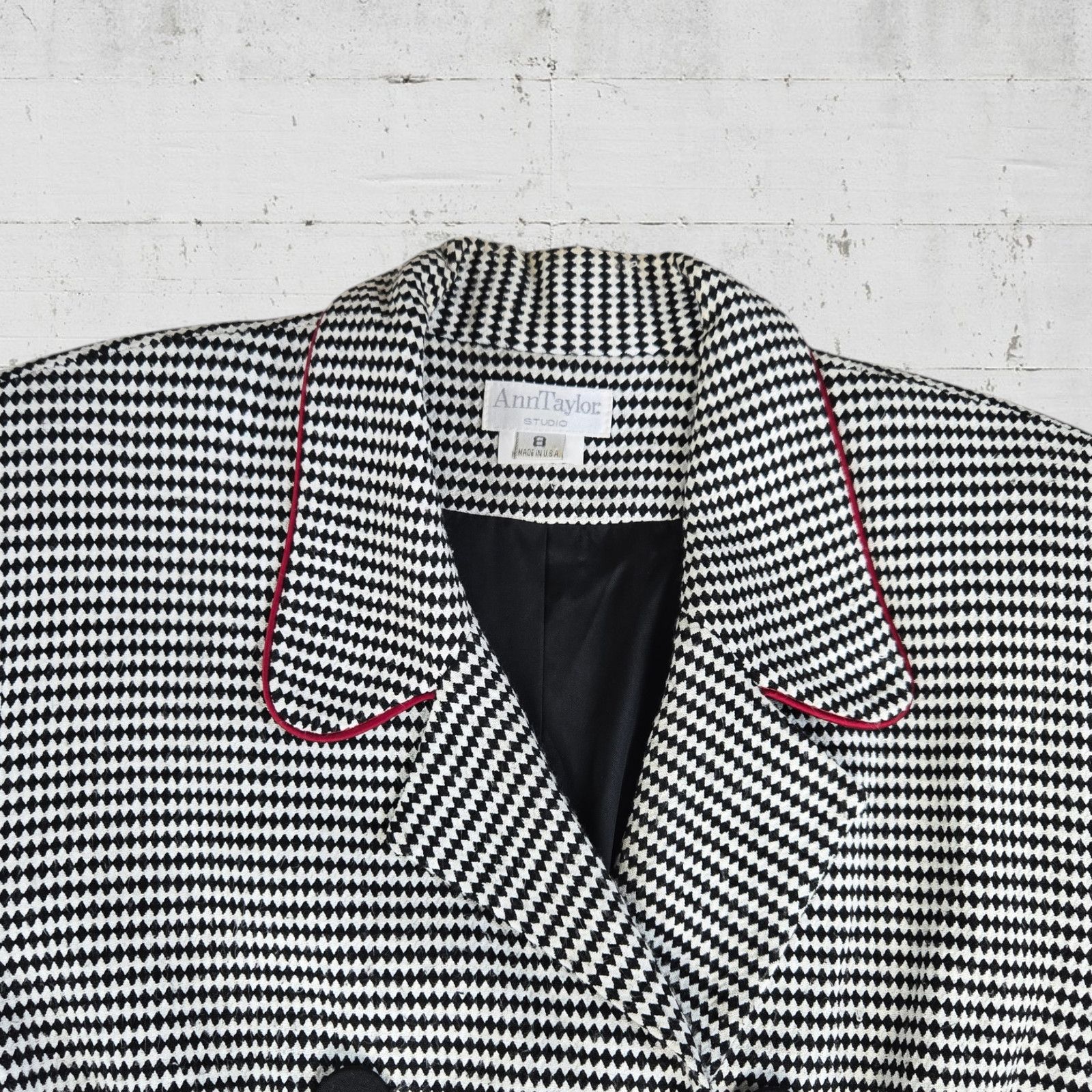 Ann Taylor Vintage Double Breasted USA Made Blazer Size 8 Size M / US 6-8 / IT 42-44 - 4 Thumbnail