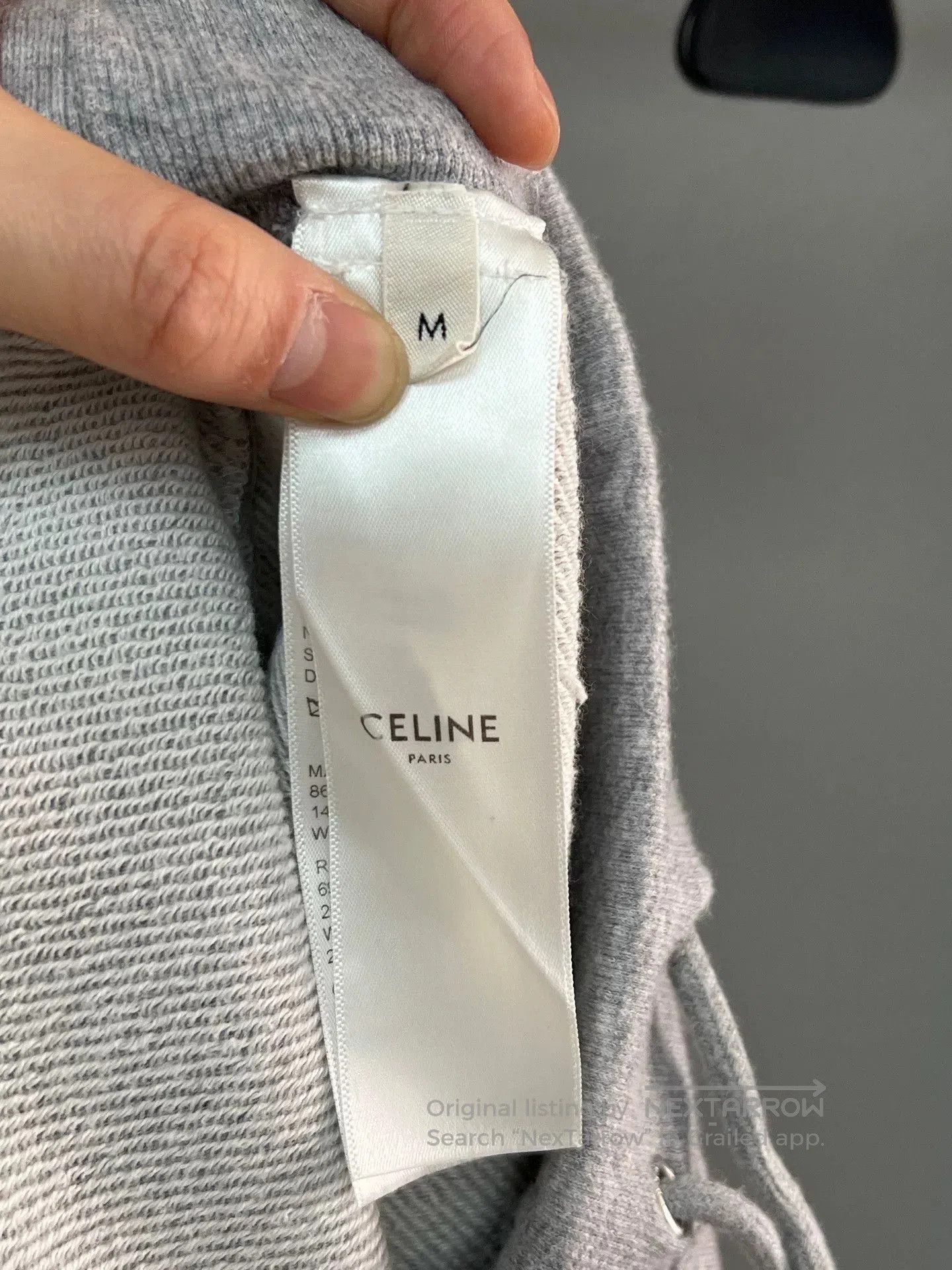 Celine Celine Cashmere Triomphe Shorts. Size 35" - 4 Thumbnail