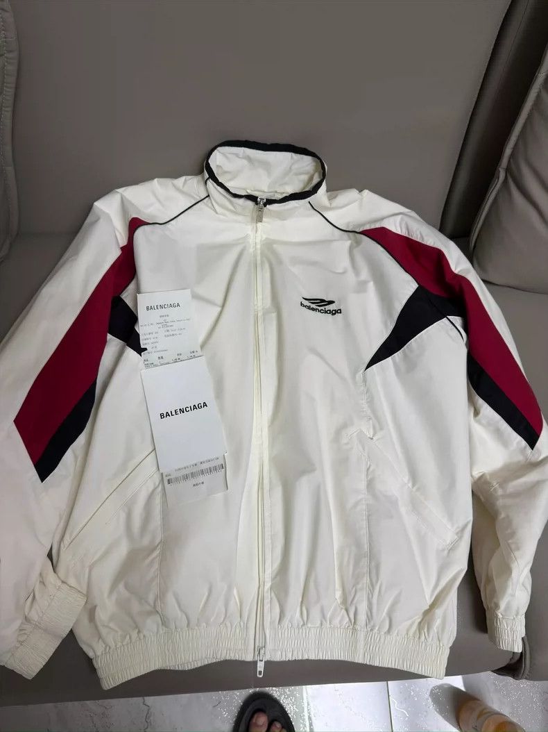Balenciaga Balenciaga 3B White Jacket XXS - dmc Size US XXS / EU 40 - 1 Thumbnail