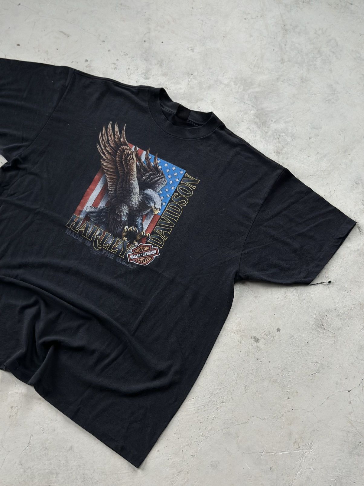 Harley Davidson Harley Davidson 1991 vintage 3D emblem tee Size US XXL / EU 58 / 5 - 4 Thumbnail