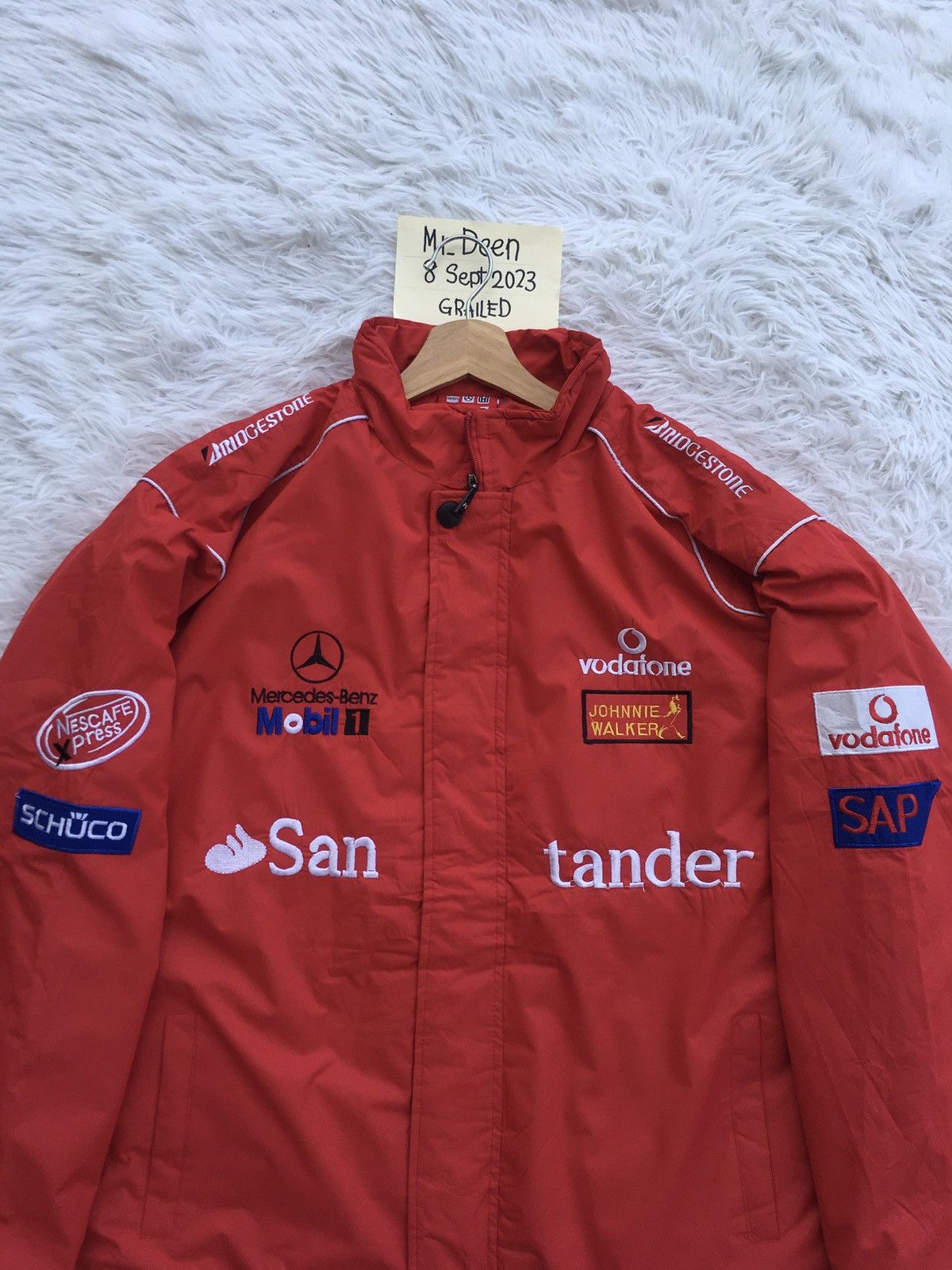 Formula 1 Rare Mercedes Benz x Johnie Walker Racing Jacket Size US XL / EU 56 / 4 - 2 Thumbnail