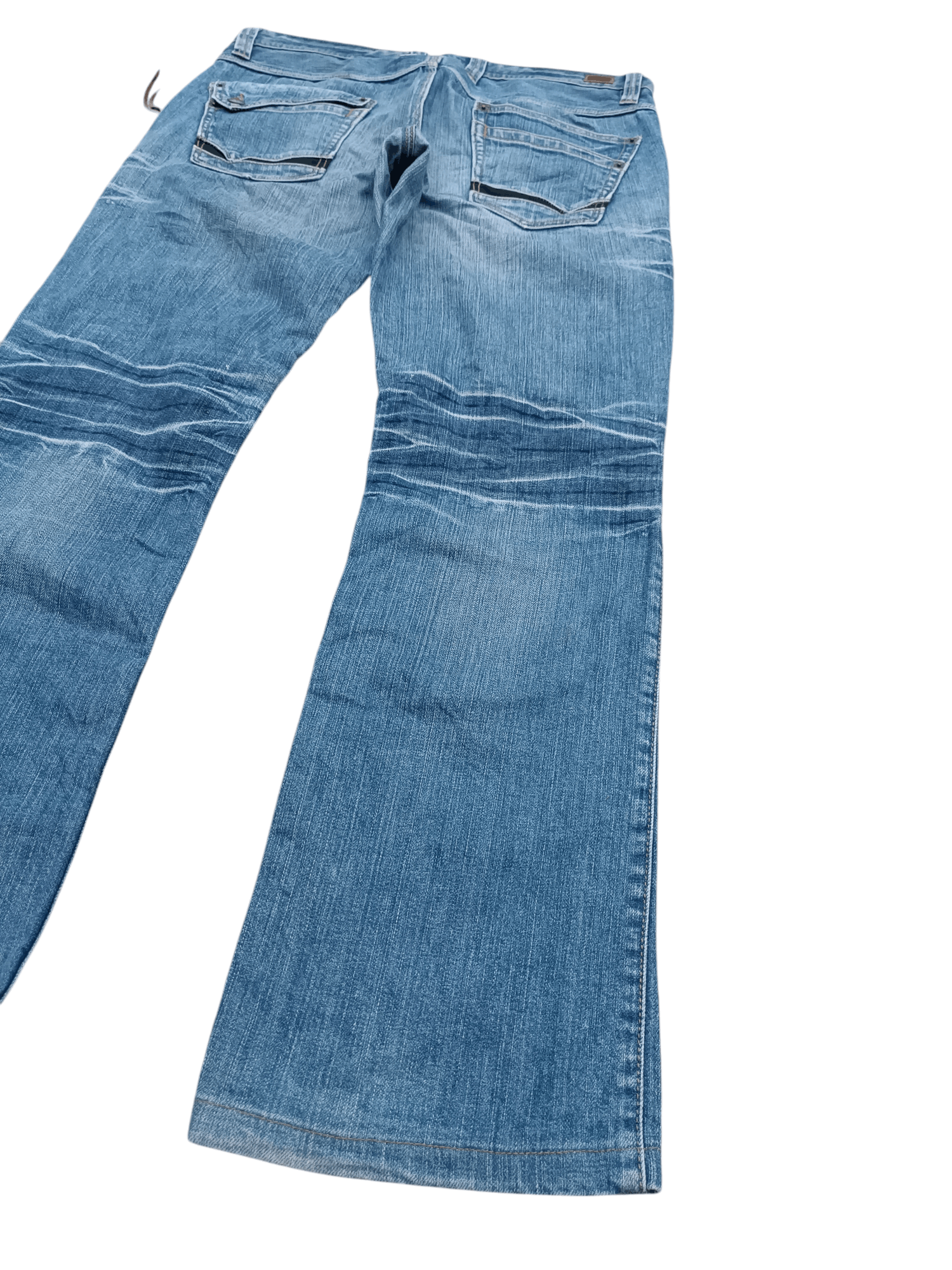 Japanese Brand FLARED 🔥 Nicole Club For Men Multi Pocket Whiskers Denim Size US 34 / EU 50 - 7 Thumbnail