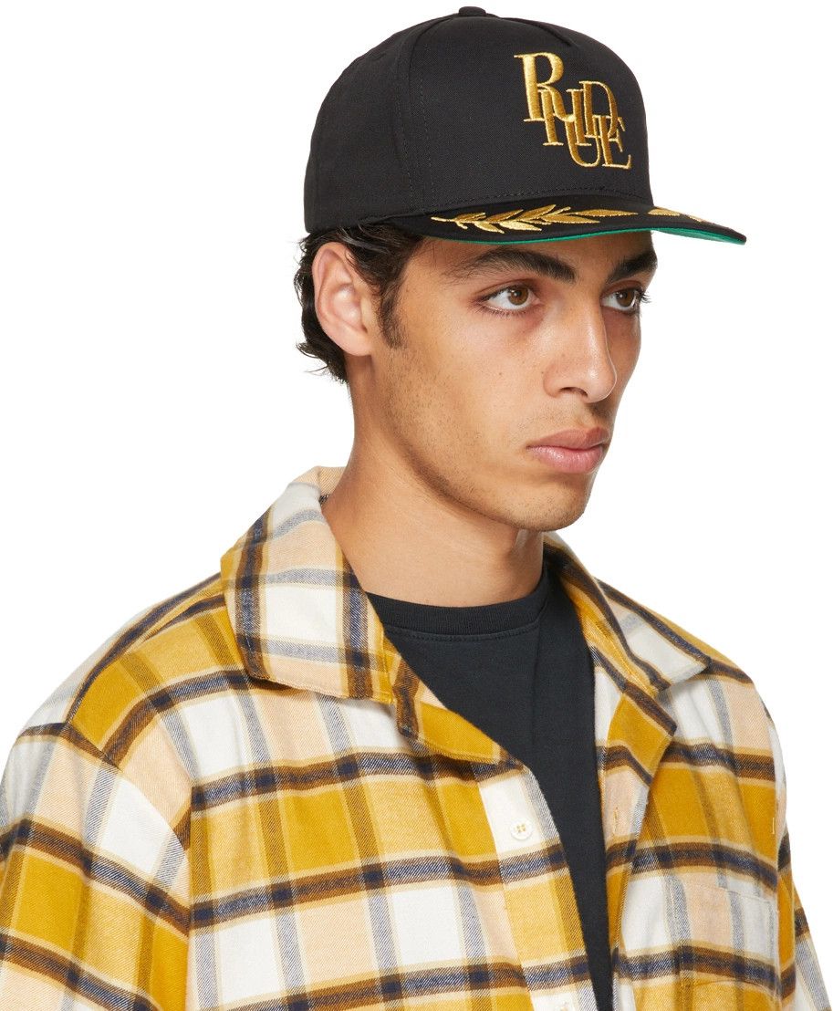 Rhude Rhude Black Podium Cap Size ONE SIZE - 1 Thumbnail