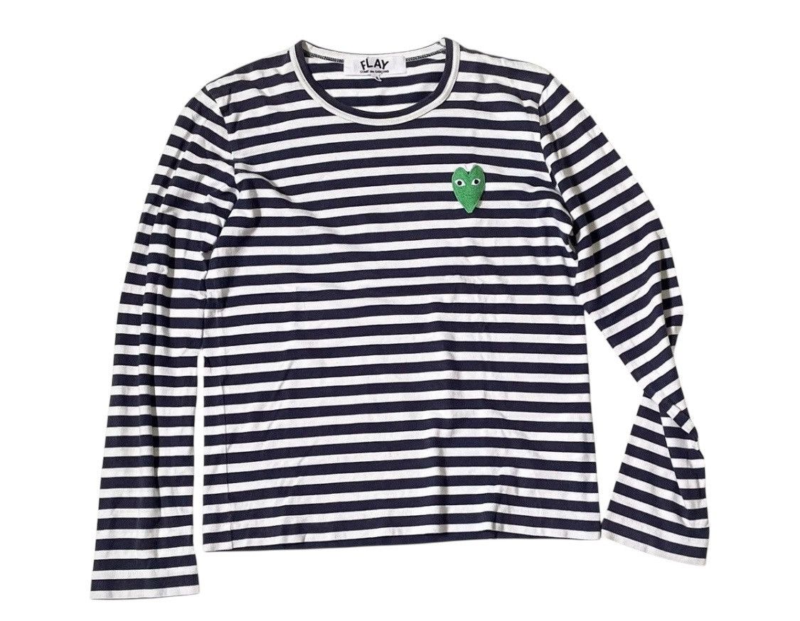 Comme des Garcons PLAY Cdg play AD2009 striped longsleeve Size US M / EU 48-50 / 2 - 1 Thumbnail