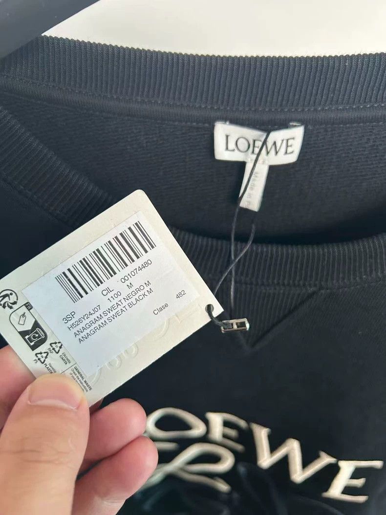 Loewe Loewe Anagram Logo embroidered cotton pullover sweater Size M / US 6-8 / IT 42-44 - 2 Thumbnail