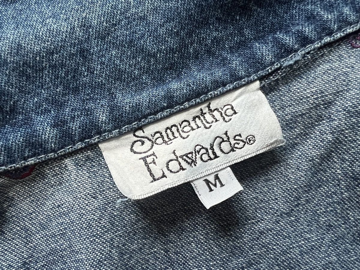 Arts & Science Samantha Edwards : Denim Jacket Spiral Embroider Multi Color Size ONE SIZE - 5 Thumbnail