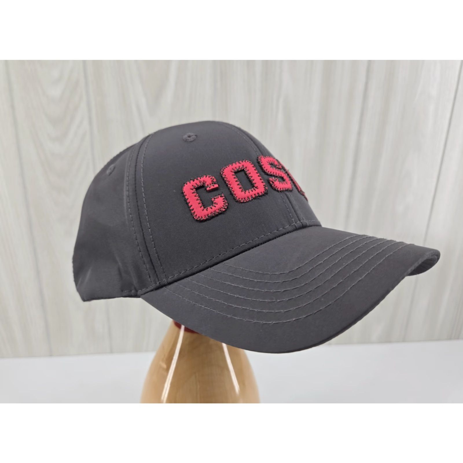 Costa Del Mar Costa Del Mar Gray Red Raised Letter Adjustable Men’s Hat Baseball Cap Adjustable One Size Gray Costa Del Mar Men Hat Size ONE SIZE - 3 Thumbnail