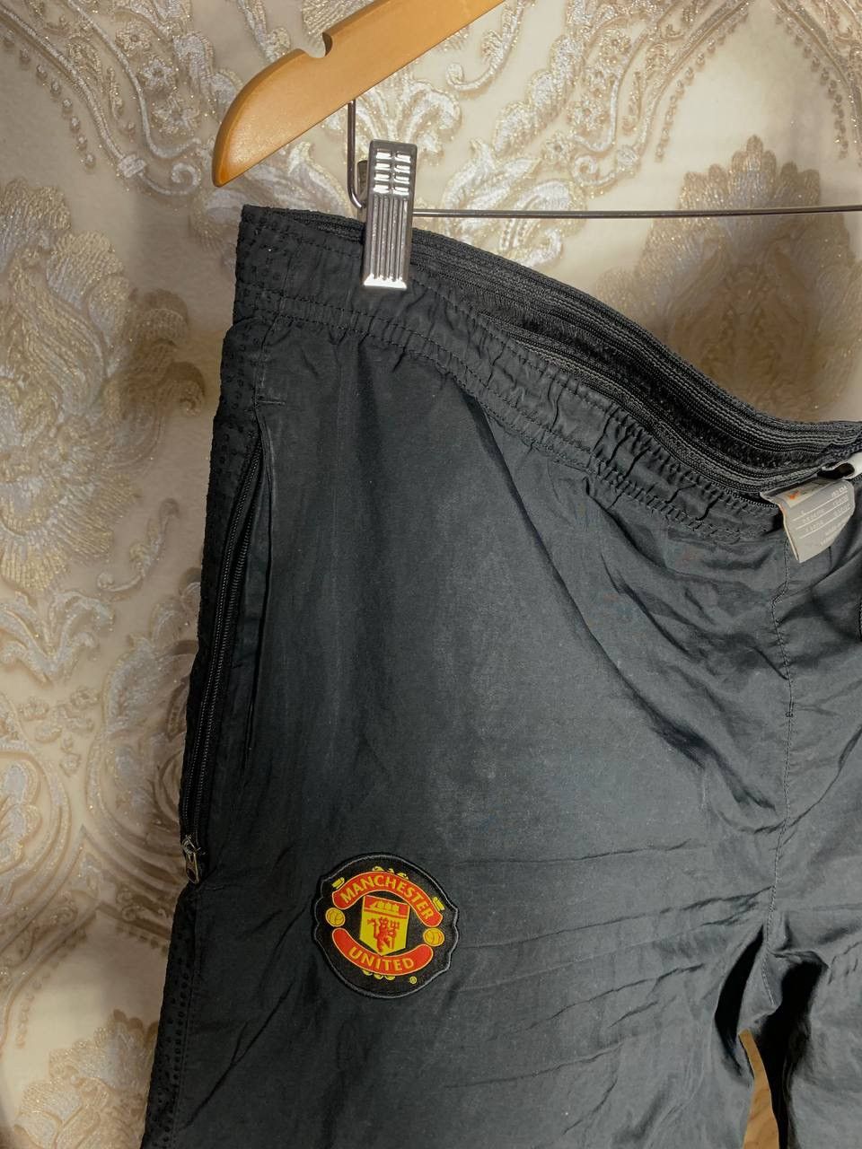 Nike × Vintage VERY RARE NIKE FC MANCHESTER UNITED ENGLAND SOCCER PANTS 90s Size US 36 / EU 52 - 6 Thumbnail