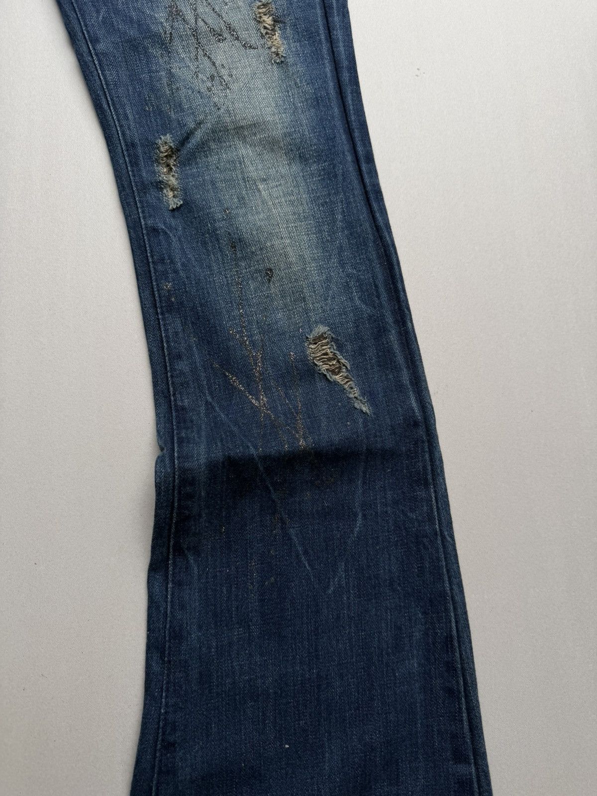 Japanese Brand Gladnews flare jeans Size US 28 / EU 44 - 6 Thumbnail