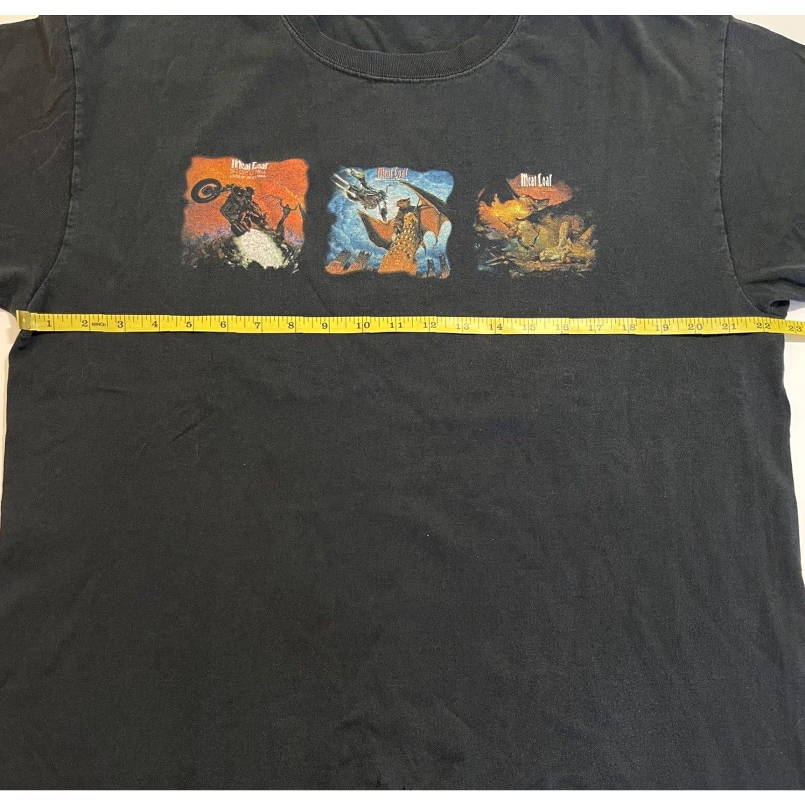 Anvil VINTAGE Meat Loaf Seize The Night Concert T-Shirt 90s Music Mens Size L Black Size US L / EU 52-54 / 3 - 7 Thumbnail
