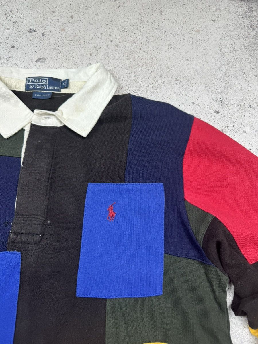 Polo Ralph Lauren × Vintage Vintage Polo Ralph Lauren Patchwork Rugby Rare Men’s M Size US M / EU 48-50 / 2 - 6 Thumbnail
