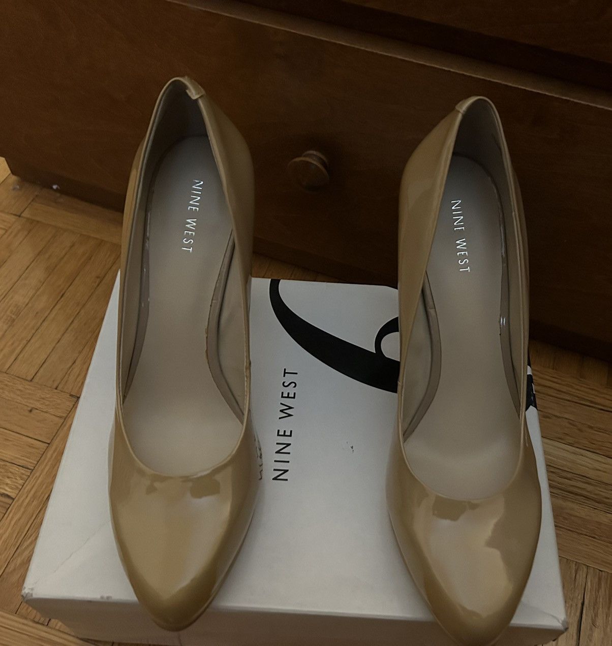 Nine West Nine West Taupe Platform Pumps Size US 9.5 / IT 39.5 - 4 Thumbnail