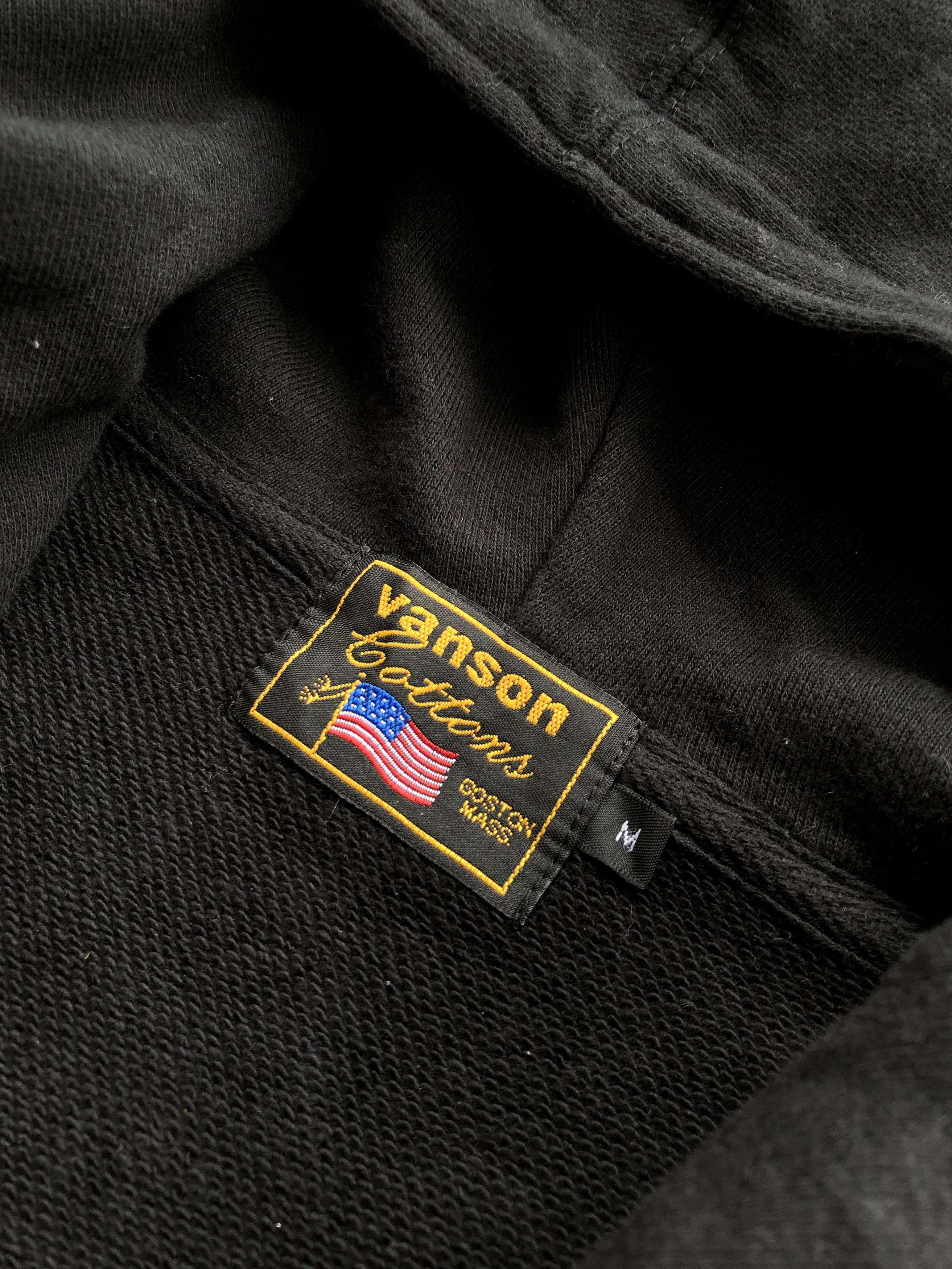 Vanson Leathers × Vintage Vanson Leather side Lace up Embroidery Hoodie Size US M / EU 48-50 / 2 - 8 Thumbnail