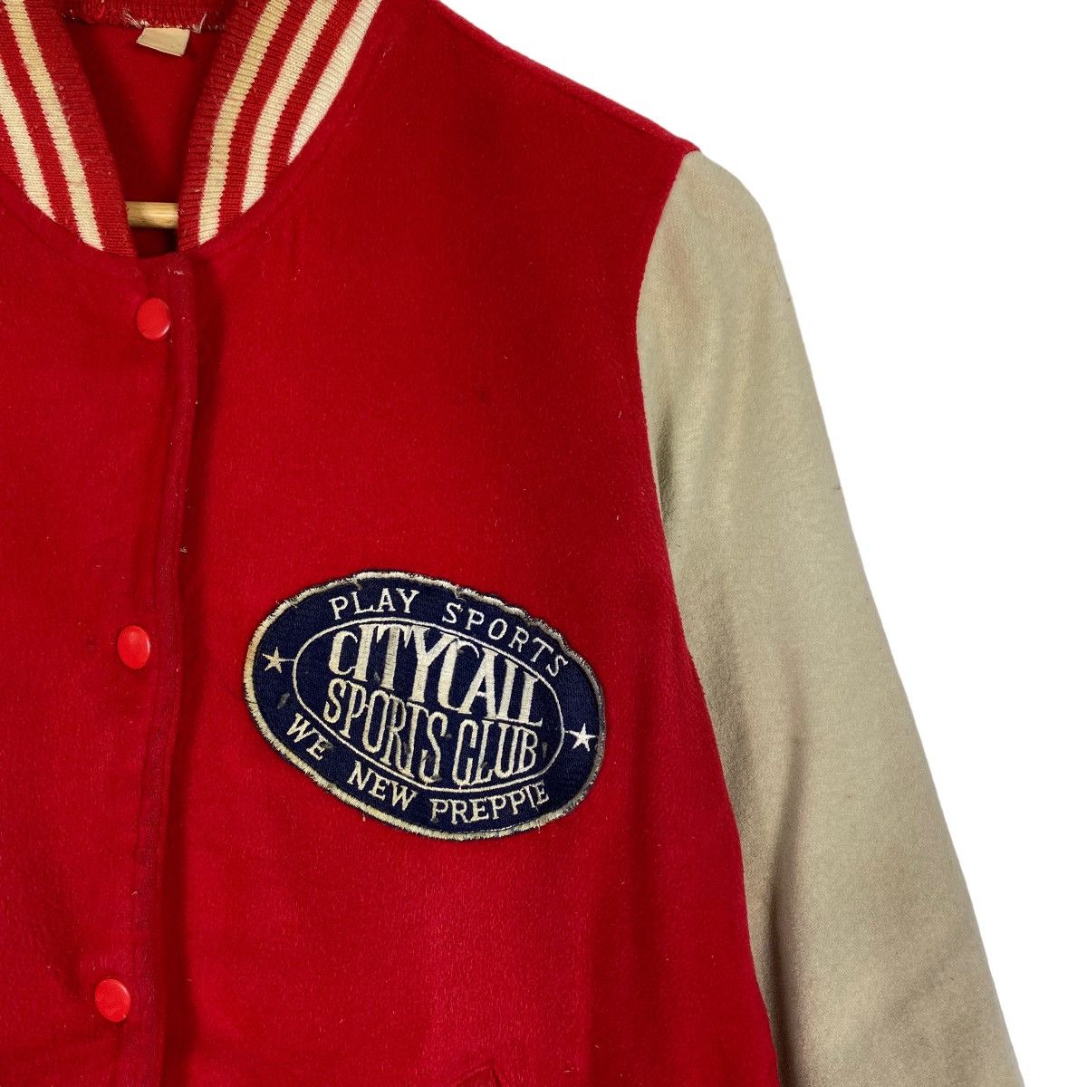 Japanese Brand Vintage City Call Sports Club Varsity Sweater Size US S / EU 44-46 / 1 - 5 Thumbnail