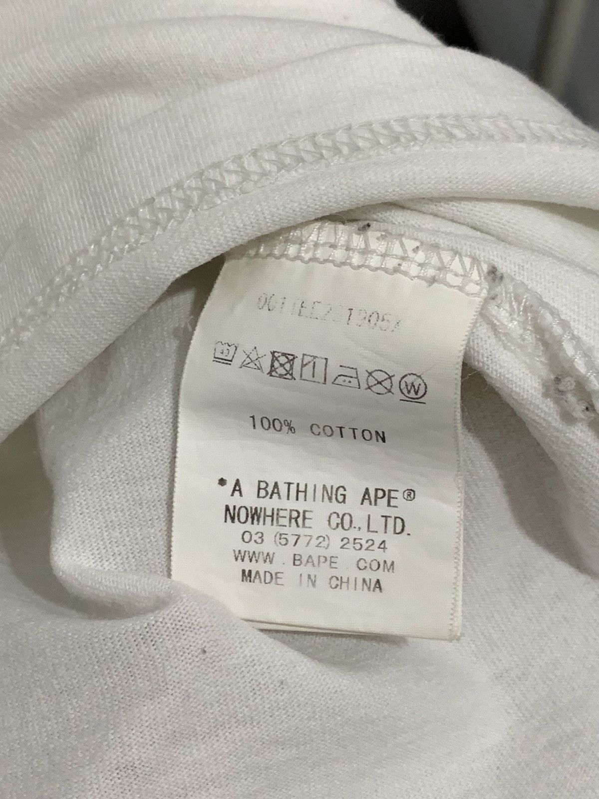 Bape Bape x undefeated College Tee Size US M / EU 48-50 / 2 - 6 Thumbnail